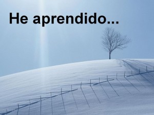 He-aprendido
